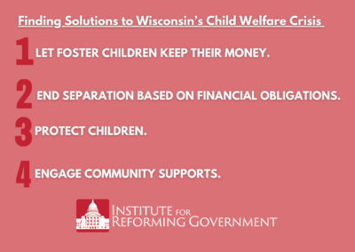 Finding Solutions to Wisconsin’s Child Welfare Crisis