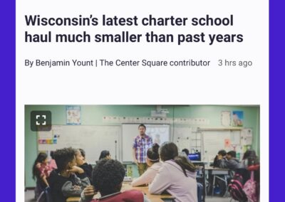 IRG Quoted in the Center Square: Wisconsin’s latest charter school haul much smaller than past years