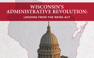 IRG Report: Wisconsin REINS Act Likely Slowed New Regulations