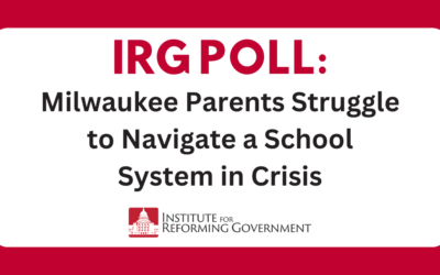 IRG Poll: Milwaukee Parents Struggle to Navigate a School System in Crisis