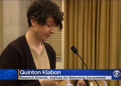 Quinton Klabon testifies at MPS School Board Meeting