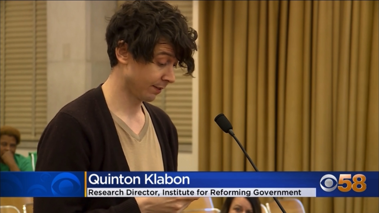 Quinton Klabon testifies at MPS School Board Meeting