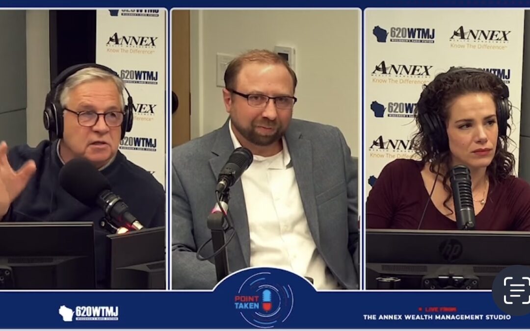 IRG’s Executive Vice President Chris Reader joins Point Taken in the WTMJ studio with Steve Scaffidi and Kristin Brey.