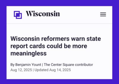 Center Square: Wisconsin reformers warn state report cards could be more meaningless