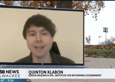 Quinton Klabon on CBS 58
