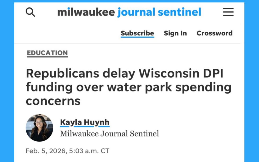 Republicans delay Wisconsin DPI funding over water park spending concerns