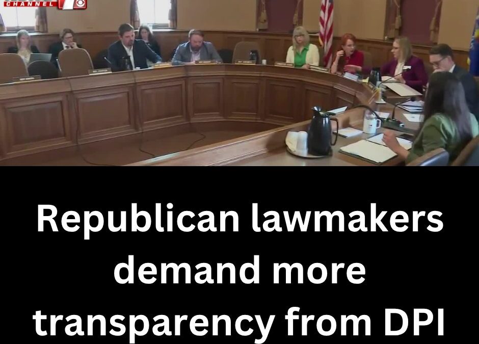 Republican lawmakers demand more transparency from DPI