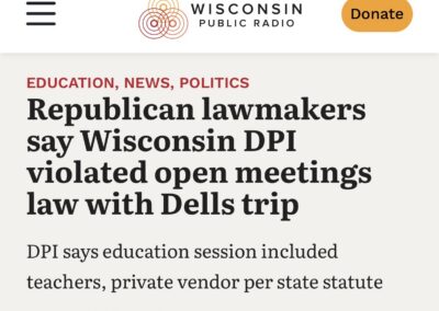 Republican lawmakers say Wisconsin DPI violated open meetings law with Dells trip