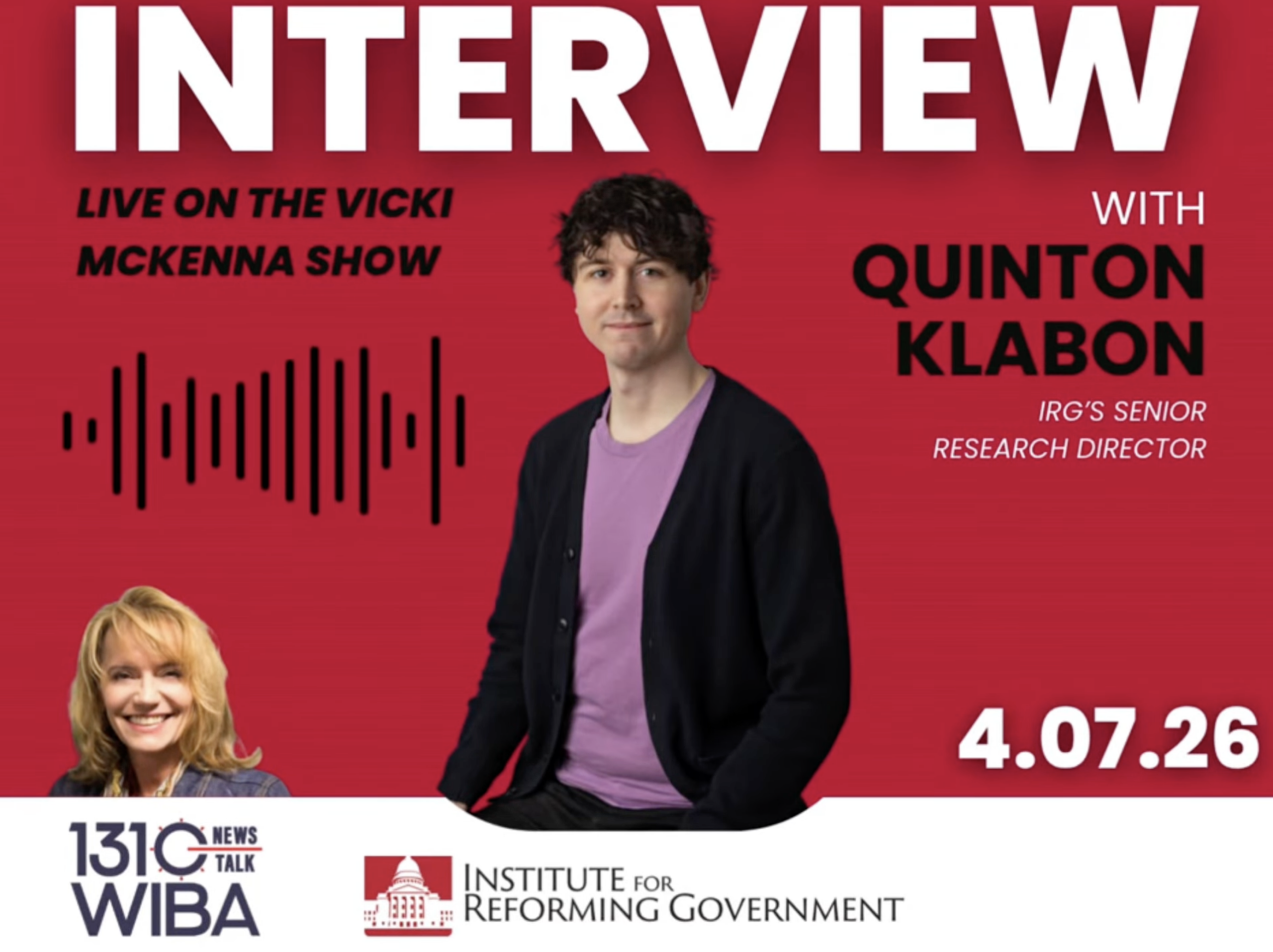 Quinton Klabon joins the Vicki McKenna Show