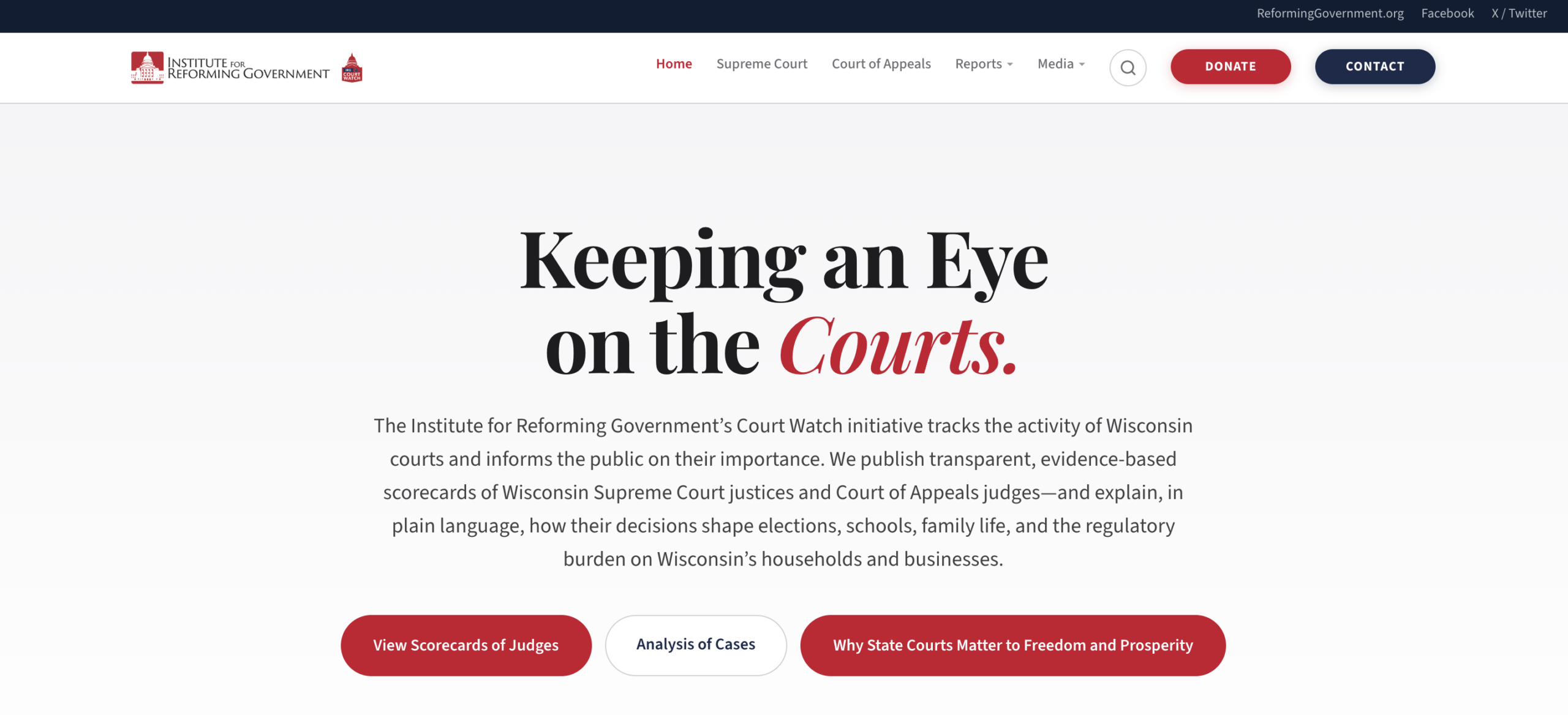 Court Watch Website