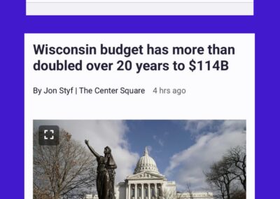 Wisconsin budget has more than doubled over 20 years to $114B